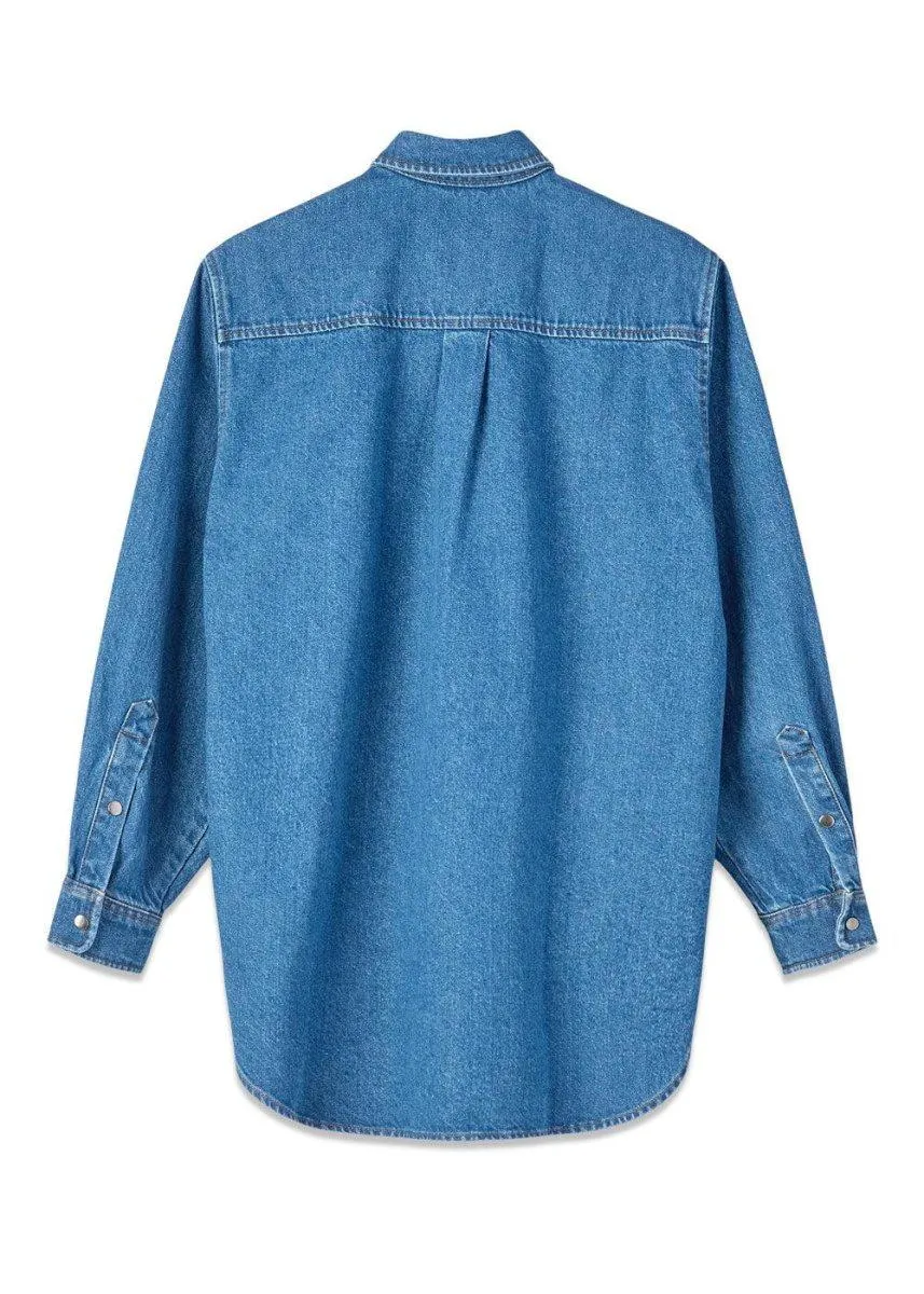 Afternoon Denim Shirt - Medium Denim Blue