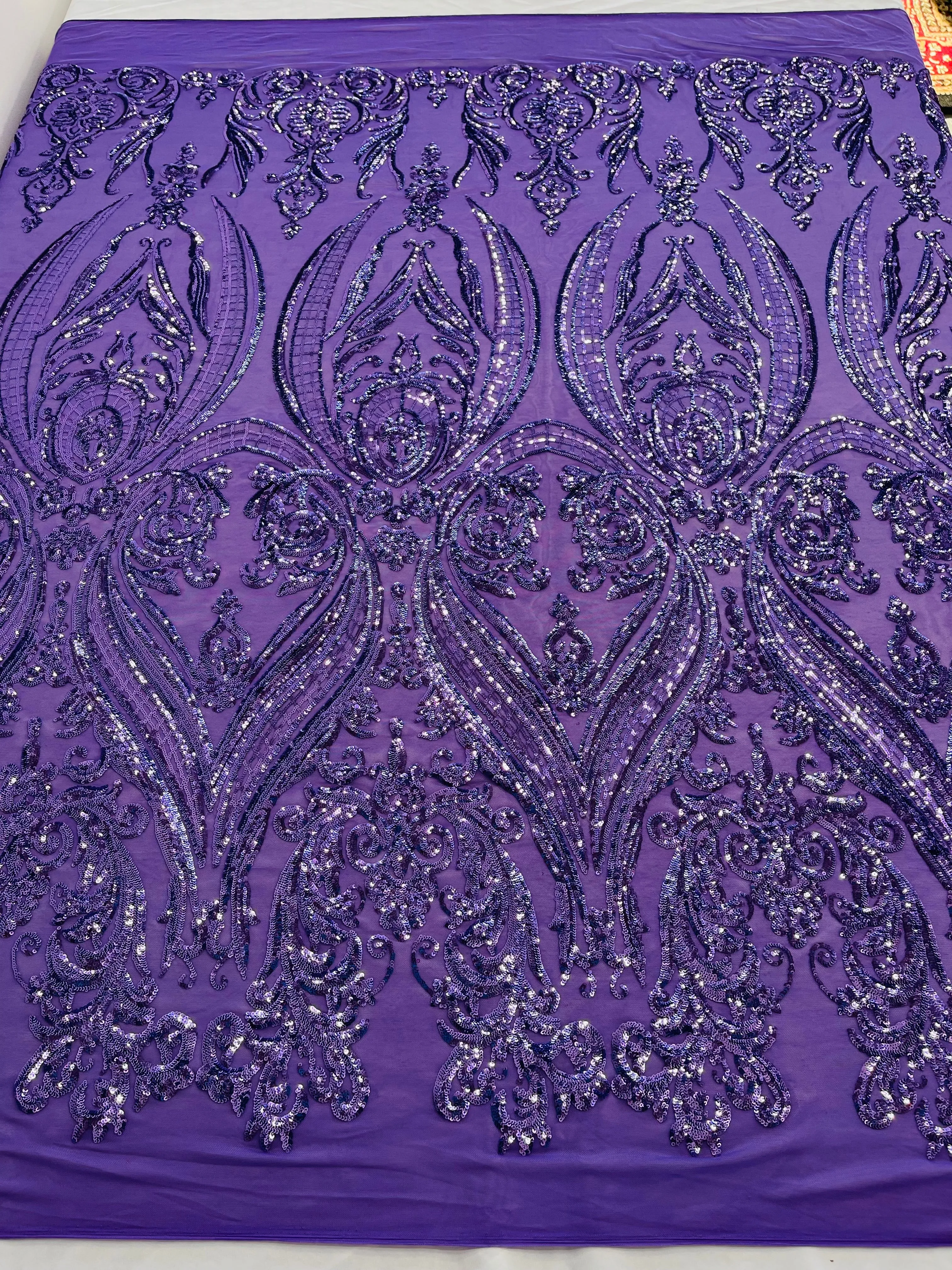 BIG DAMASK SEQUIN (By The Yard)