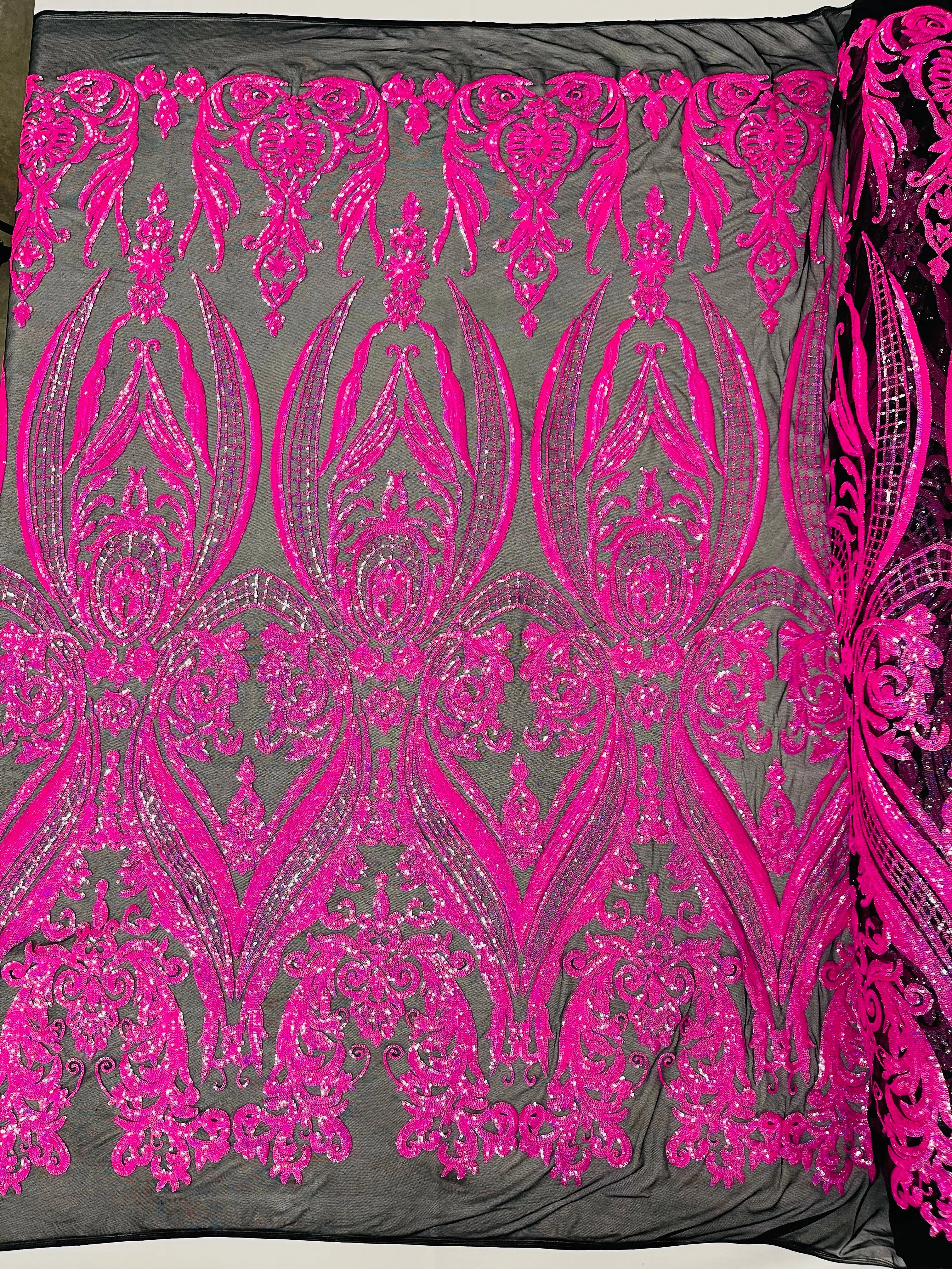 BIG DAMASK SEQUIN (By The Yard)