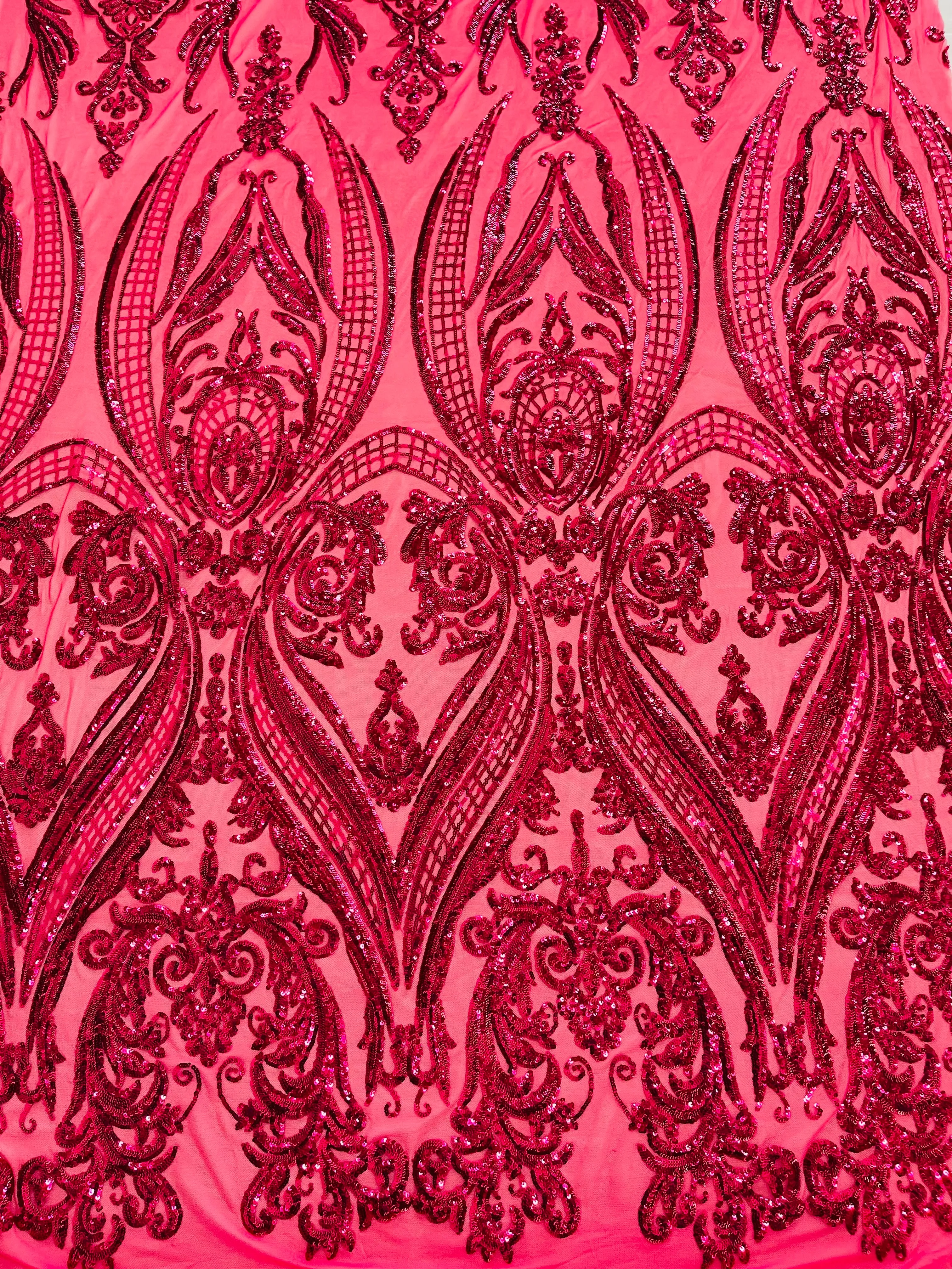 BIG DAMASK SEQUIN (By The Yard)