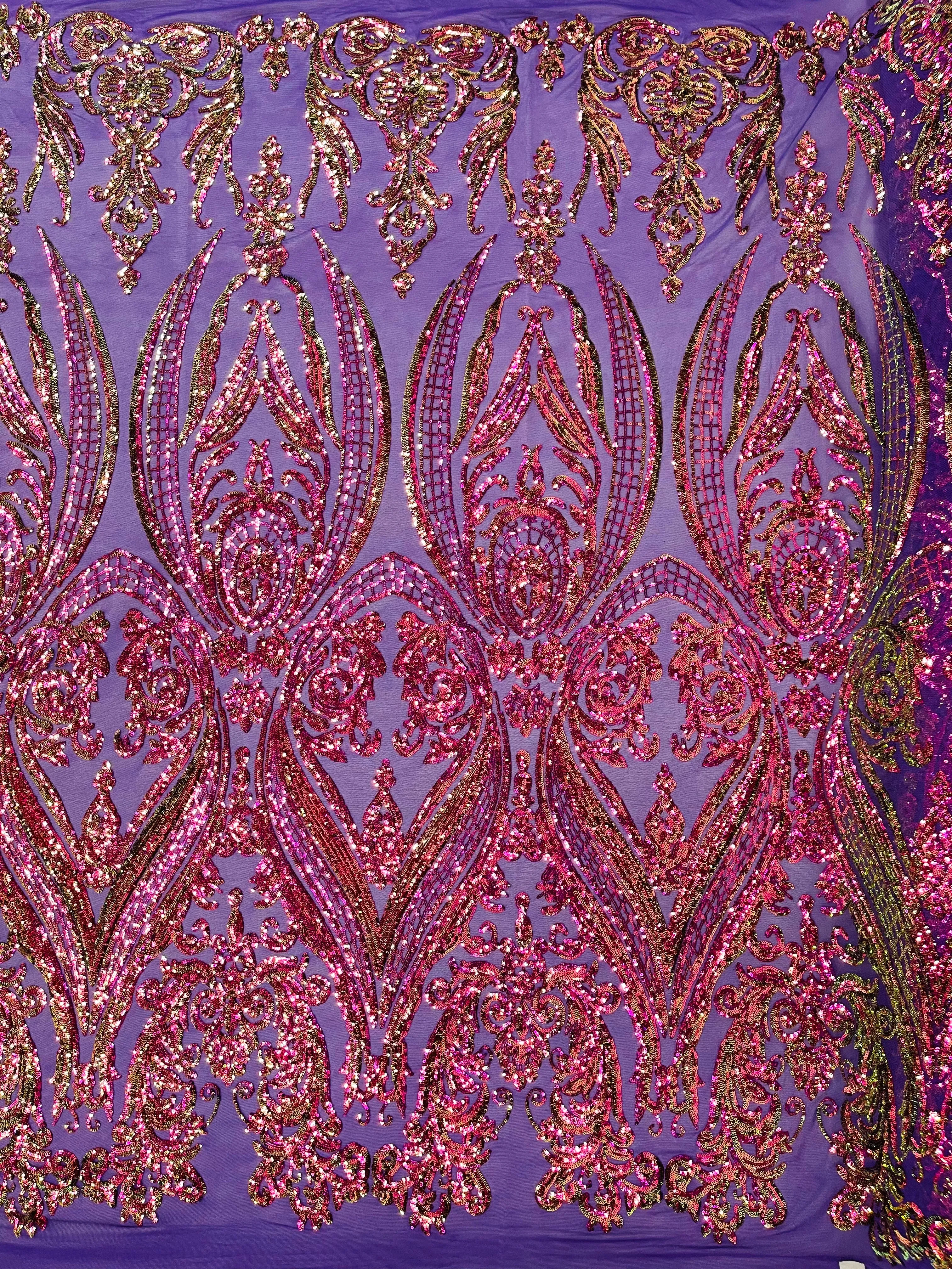 BIG DAMASK SEQUIN (By The Yard)