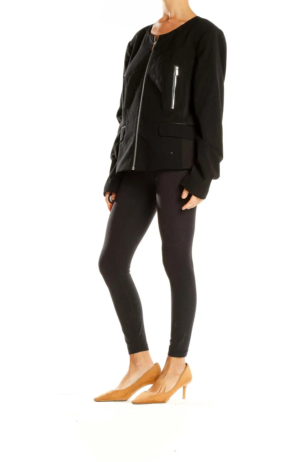 Black Zip Up Jacket