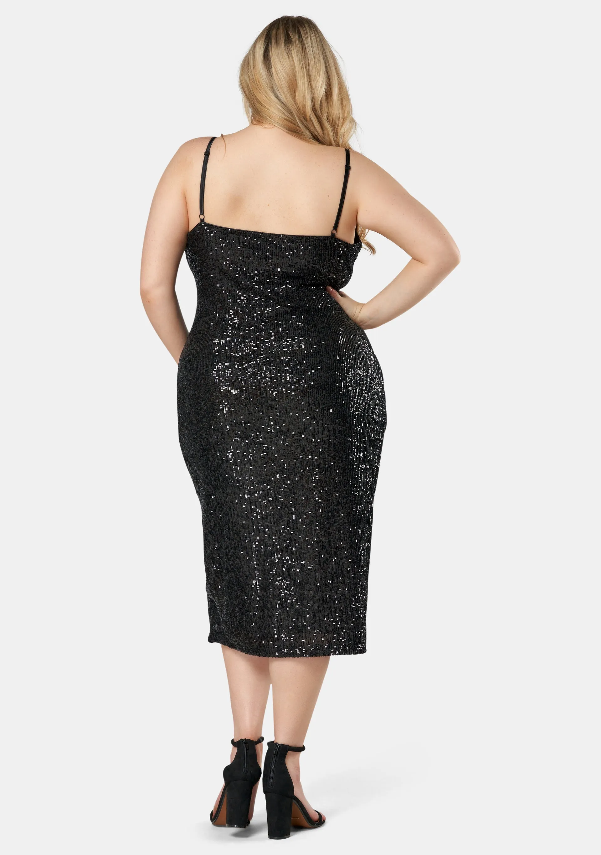 Born To Sparkle Strappy Sequin Dress