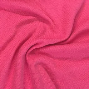 Bubblegum Cotton Rib Knit Fabric