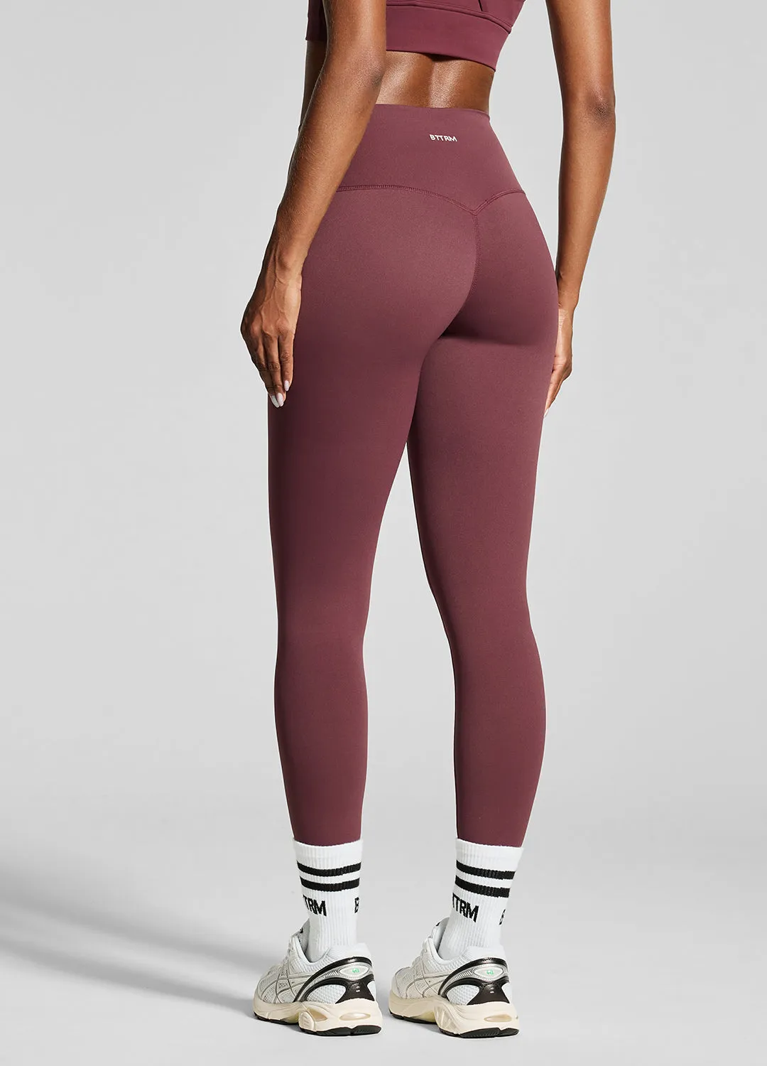 Burgundy ⅞ Leggings