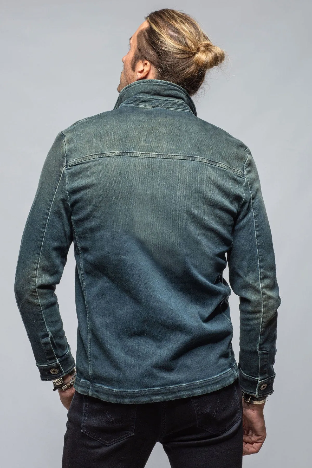 Chase Denim Jacket In Cactus