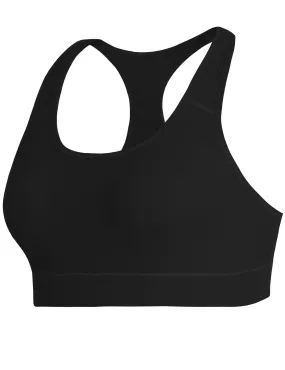 Compression Racerback Sports Bras black_Golf