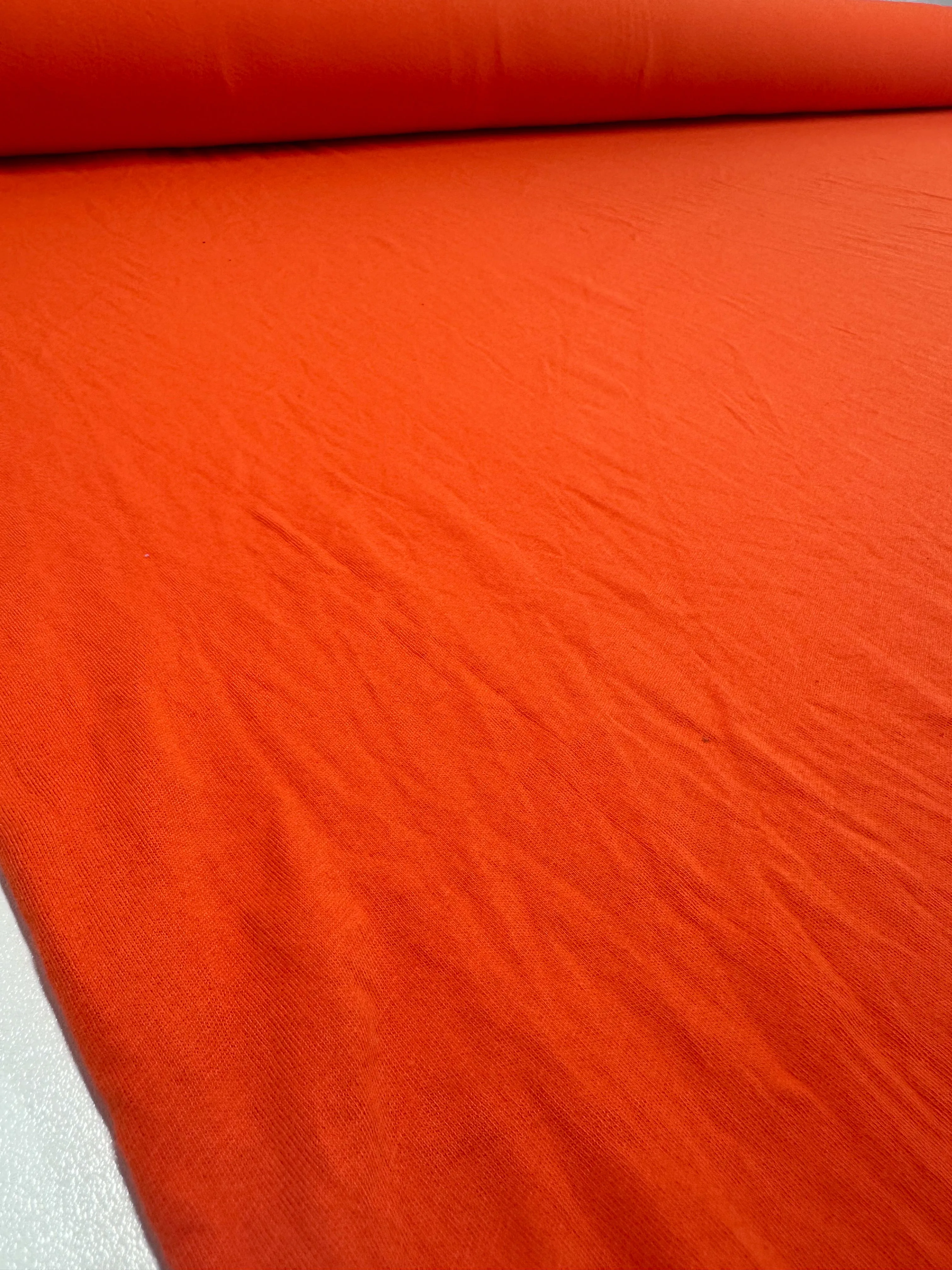 Cotton Jersey - Tangerine Tango - 155cm