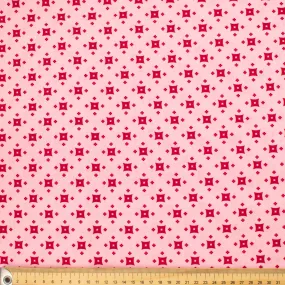 Country Side Collection #16 Pink Geometric Cotton Prints