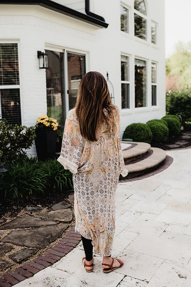 Crochet Fringe Kimono