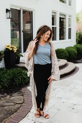 Crochet Fringe Kimono