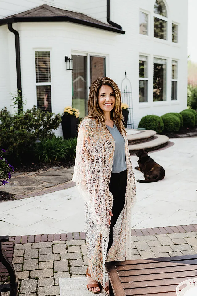 Crochet Fringe Kimono