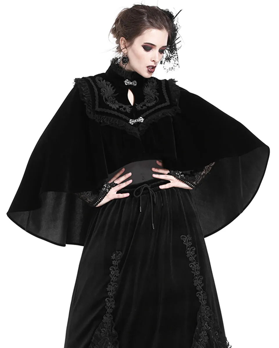 Dark In Love Constantia Velvet Cape