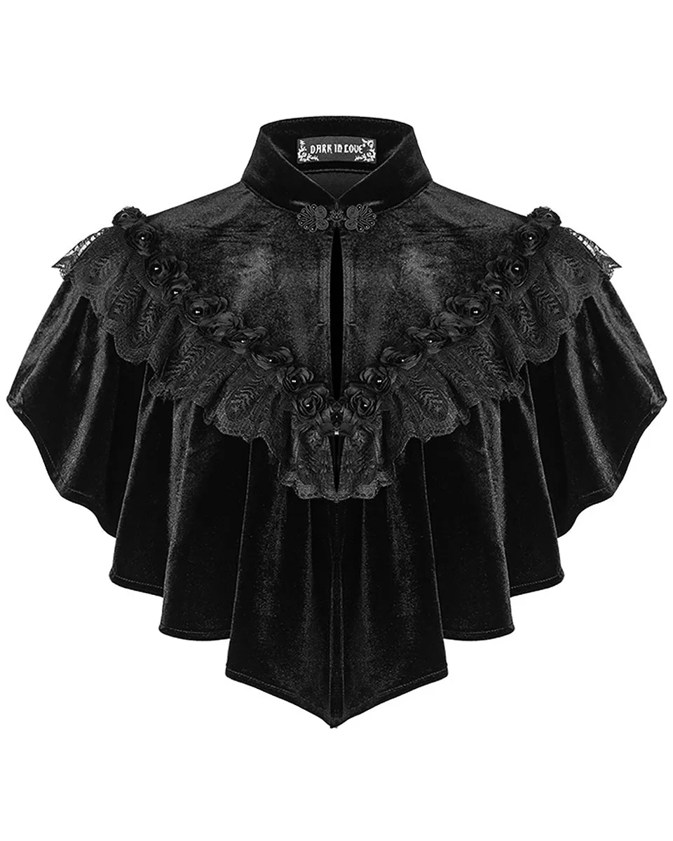 Dark In Love Sinnea Velvet Cape