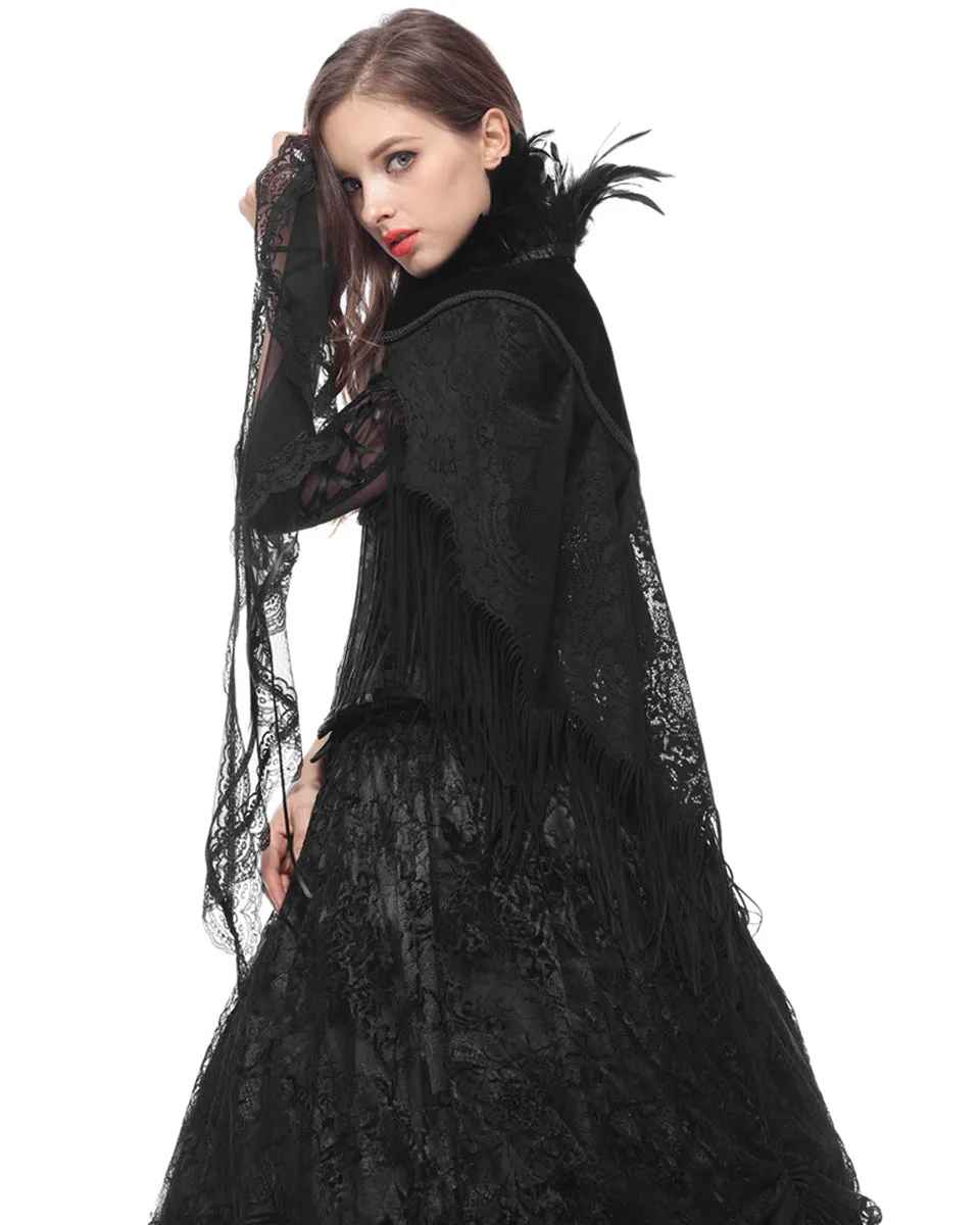 Dark In Love Zylphia Velvet Cape