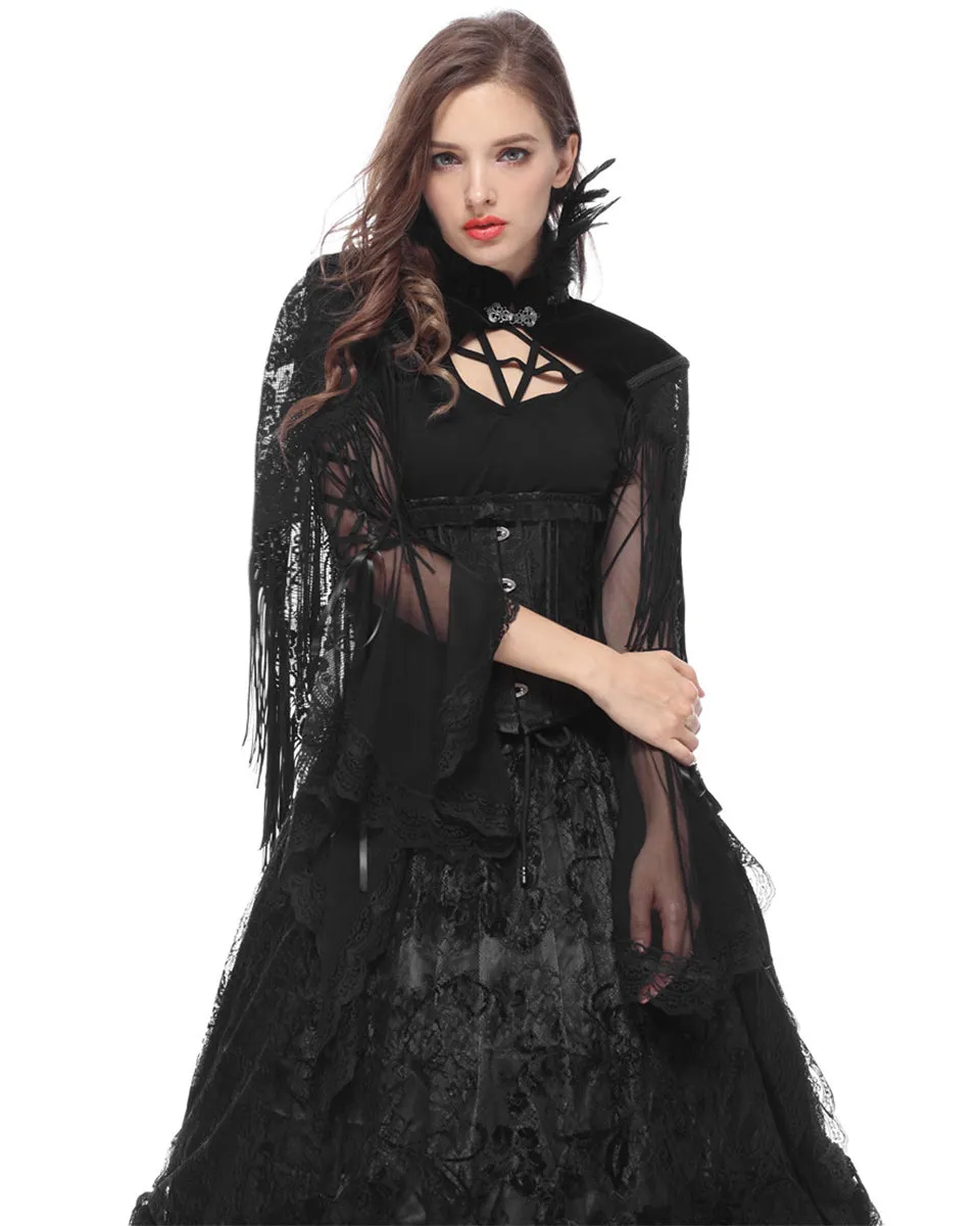 Dark In Love Zylphia Velvet Cape