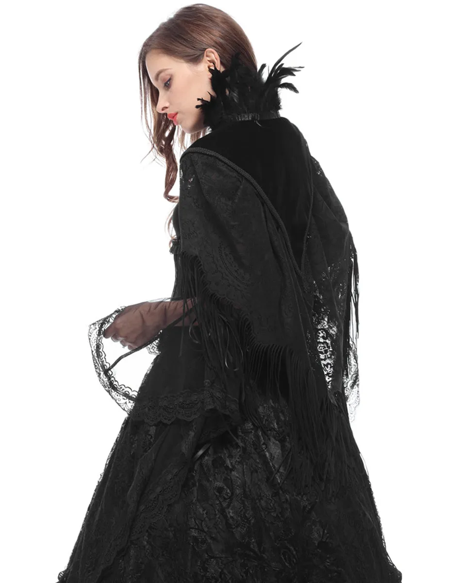 Dark In Love Zylphia Velvet Cape