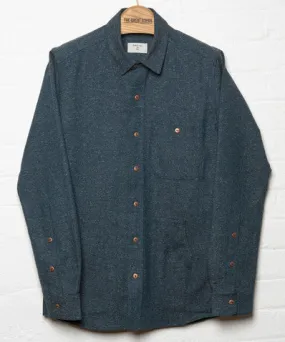 Denton Herringbone Denim Shirt