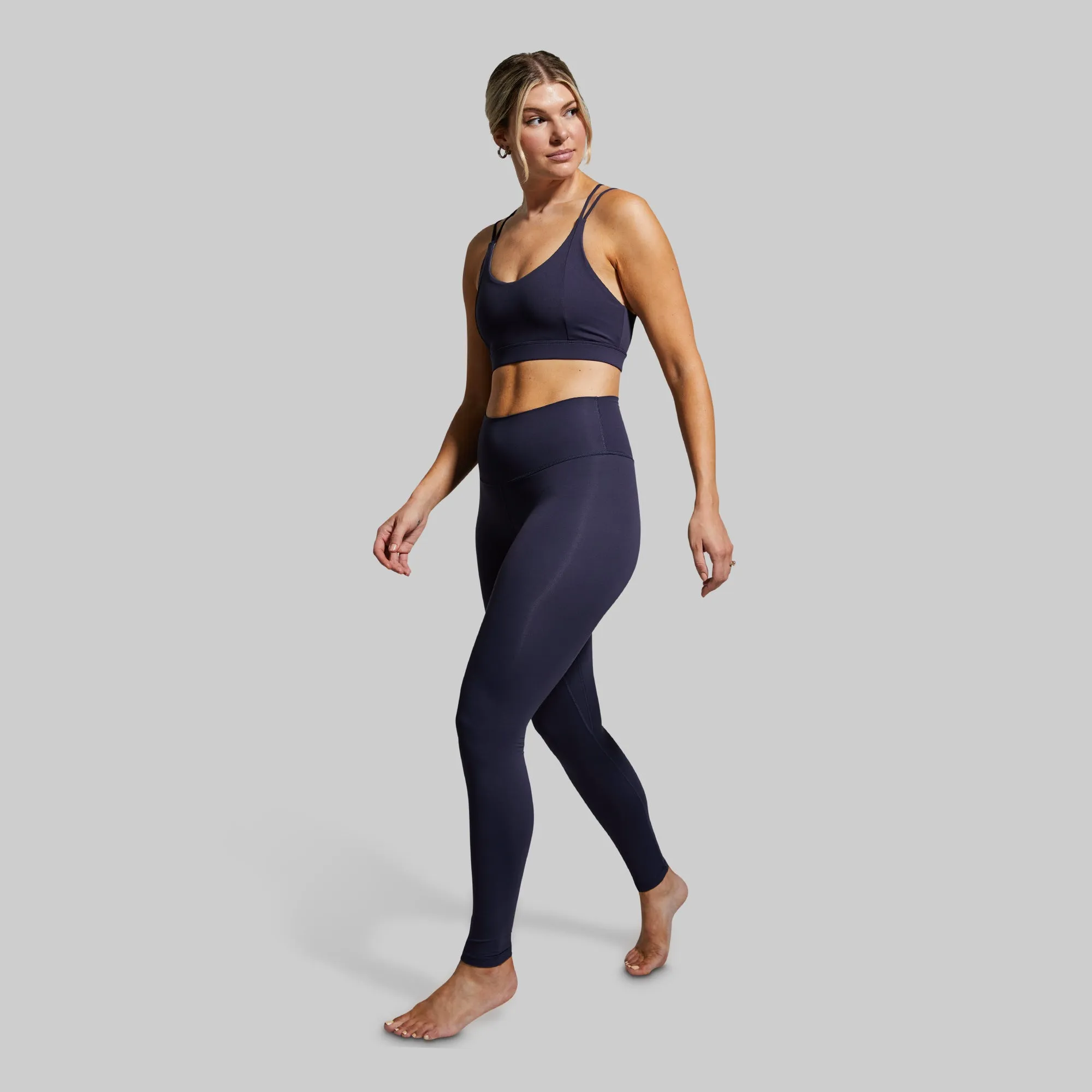 Exhale Sports Bra (Navy)