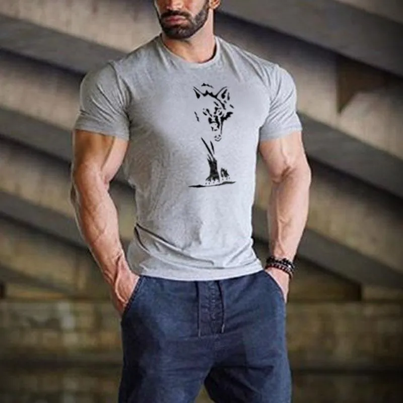 Fitness Cotton Sports Men's Tops