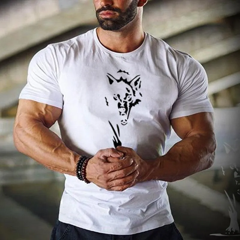 Fitness Cotton Sports Men's Tops