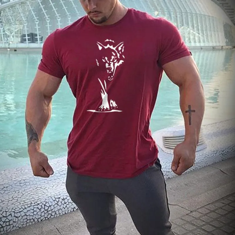 Fitness Cotton Sports Men's Tops