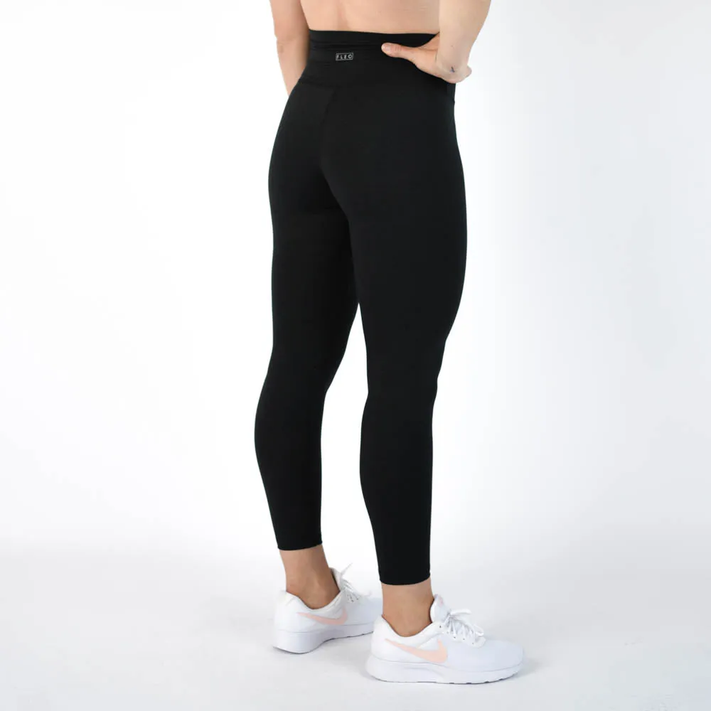 FLEO Heather Black Super High Leggings