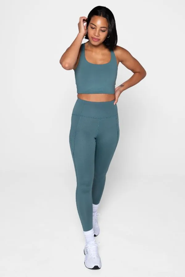 GIRLFRIEND COLLECTIVE // COMPRESSIVE HIGH RISE LEGGING - JADE