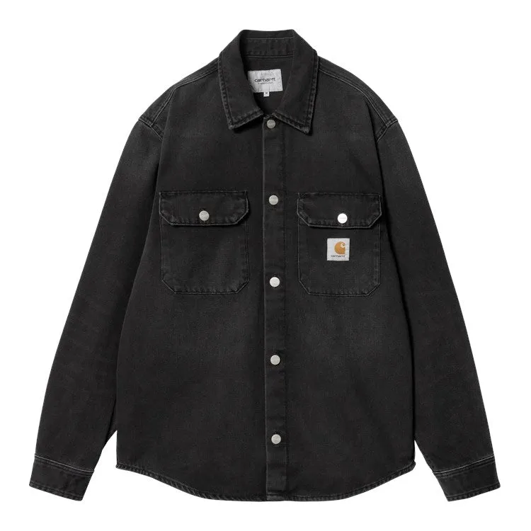 Harvey Shirt Jac / CARHARTT WIP / BLACK DARK USED