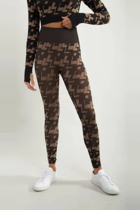 High-Rise Geo Seamless Leggings