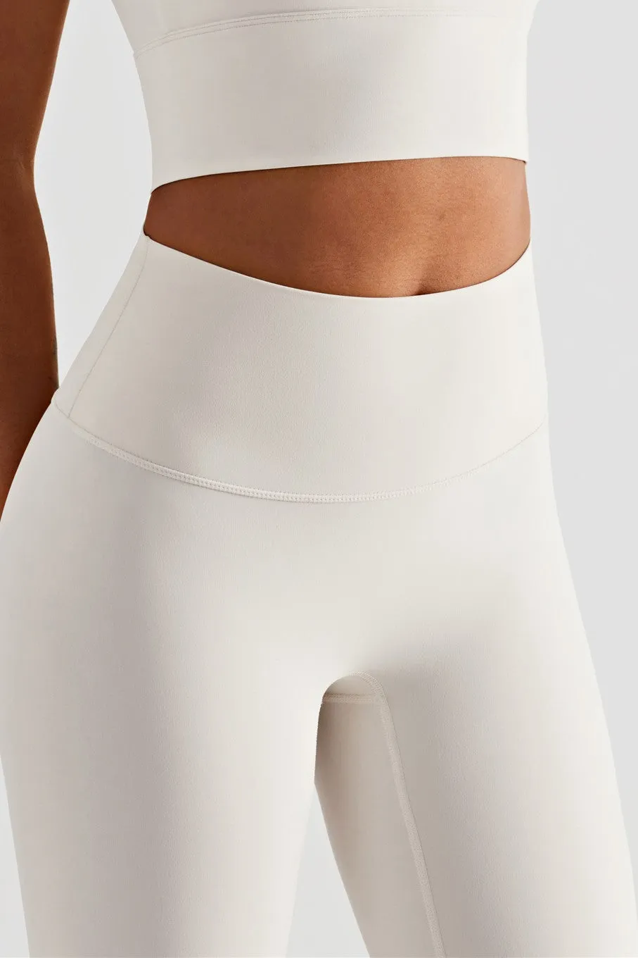 High-Rise No Front Seam Leggings