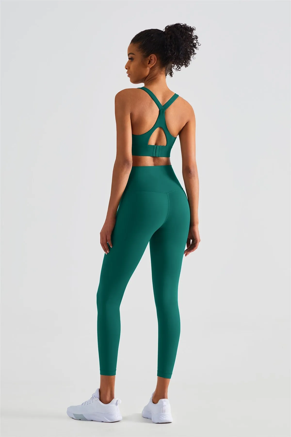 High-Rise No Front Seam Leggings