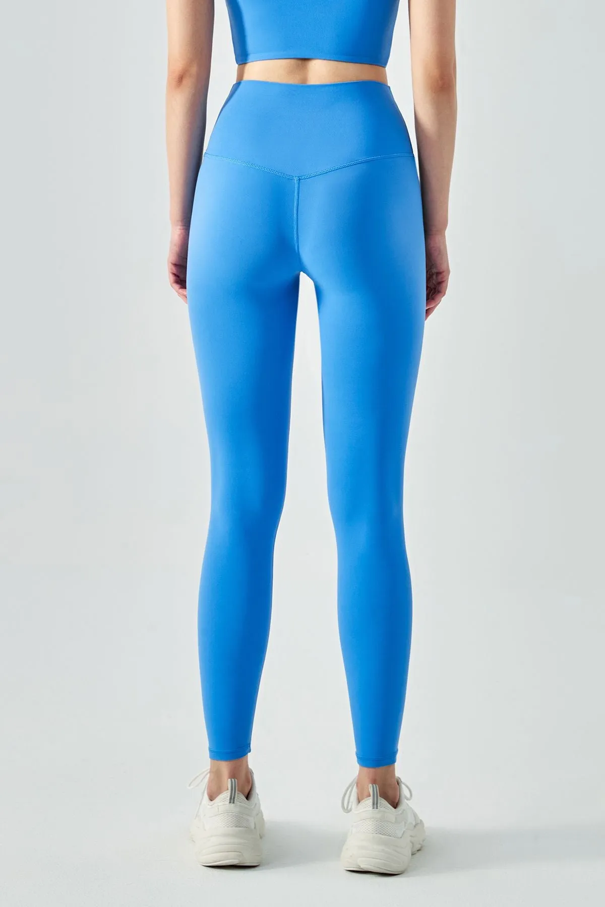 High-Rise No Front Seam Leggings