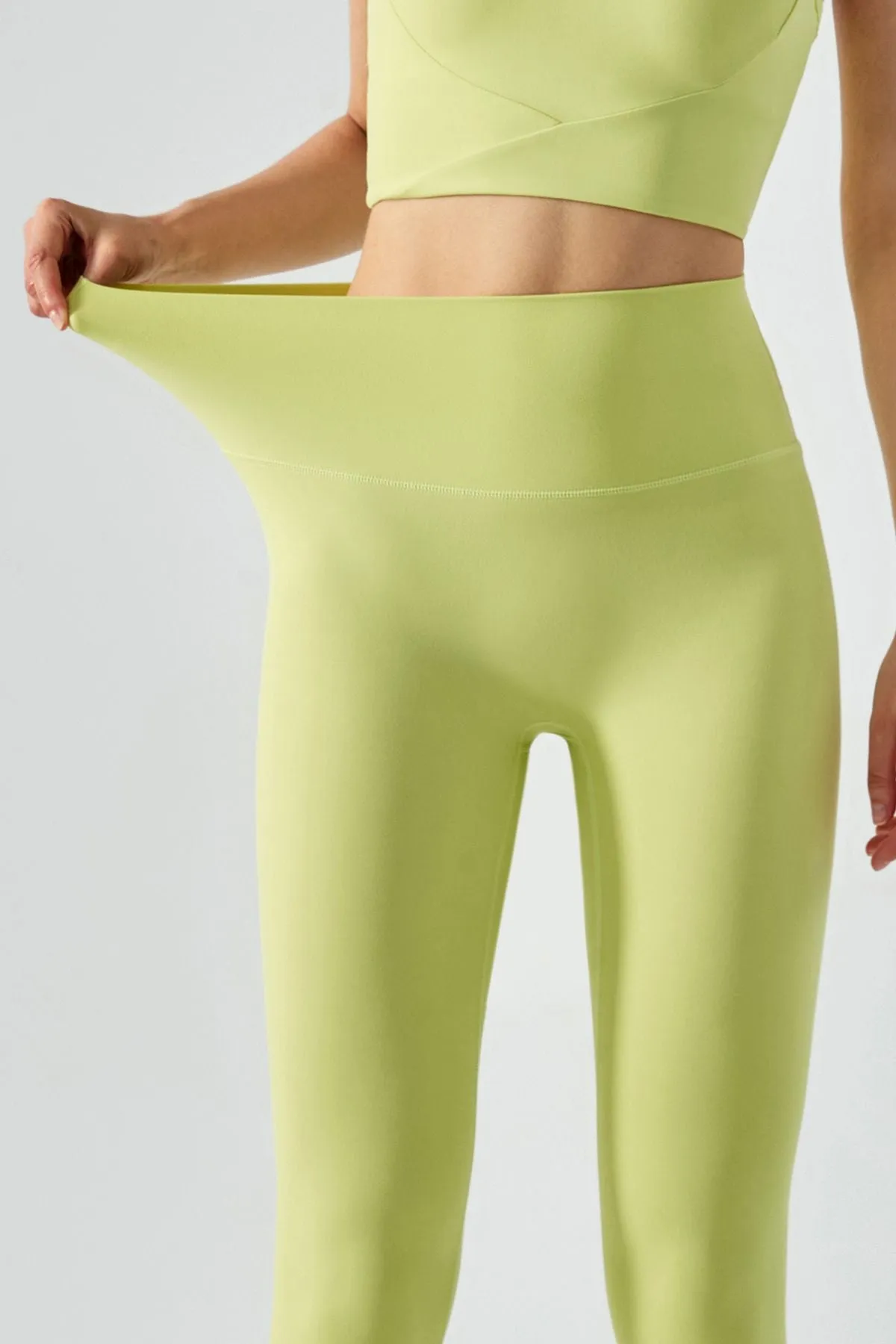 High-Rise No Front Seam Leggings