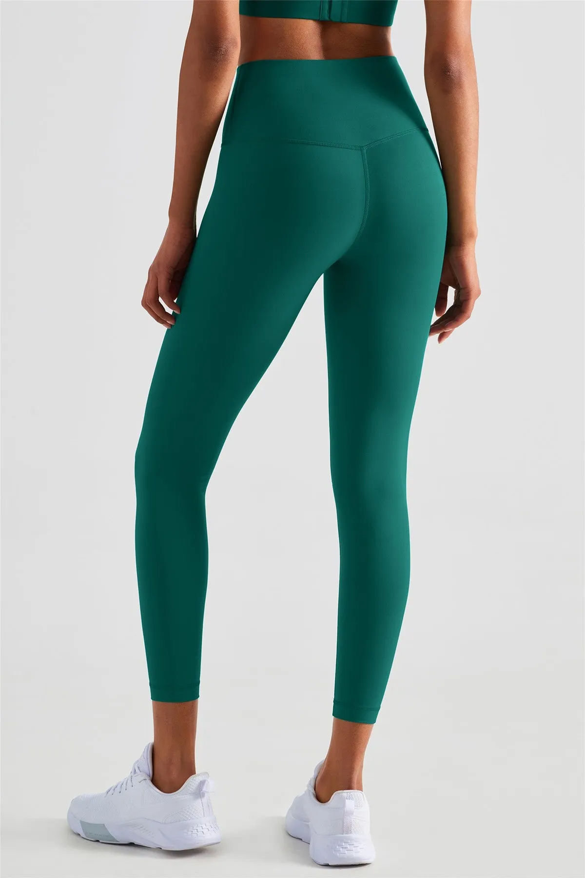 High-Rise No Front Seam Leggings