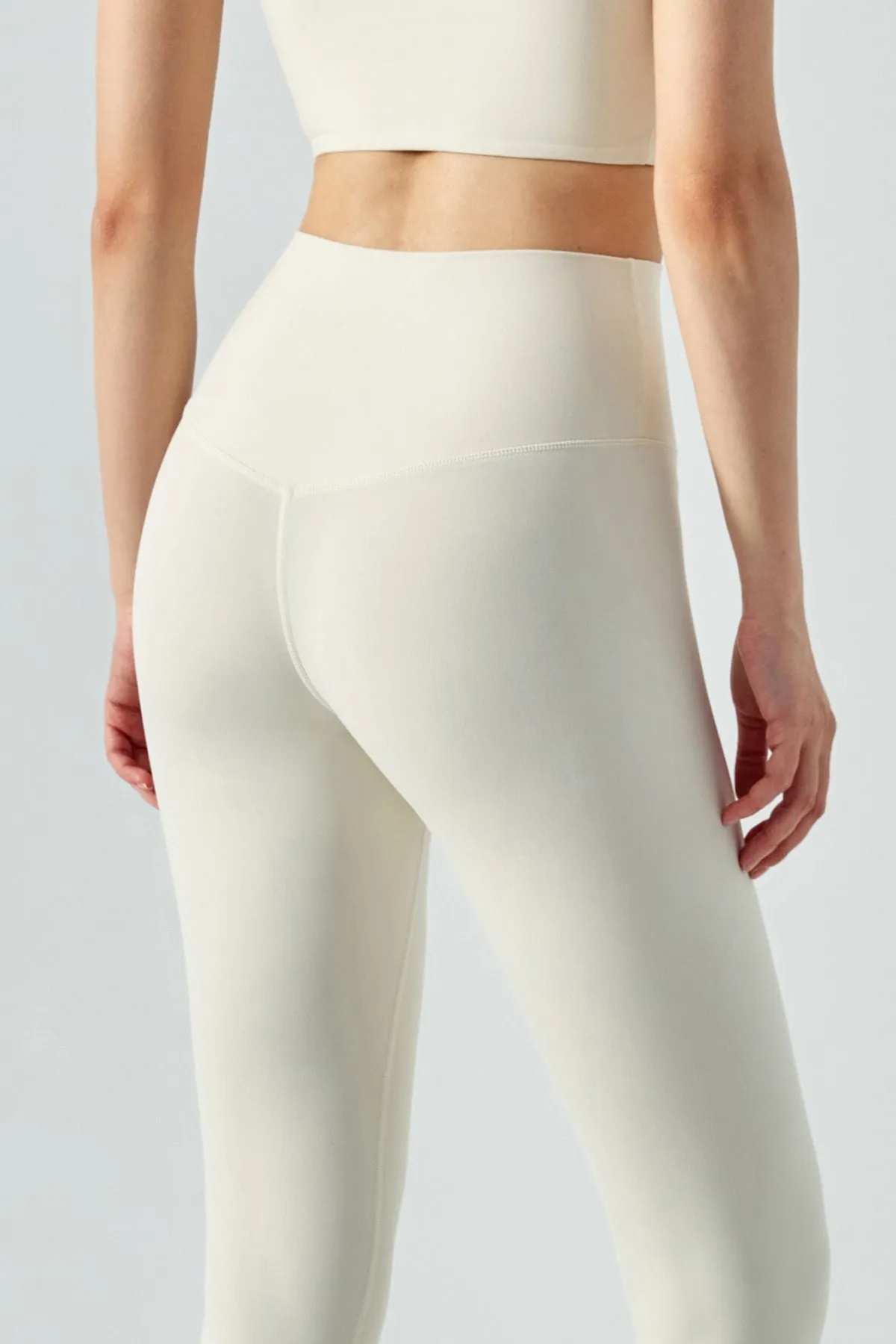 High-Rise No Front Seam Leggings