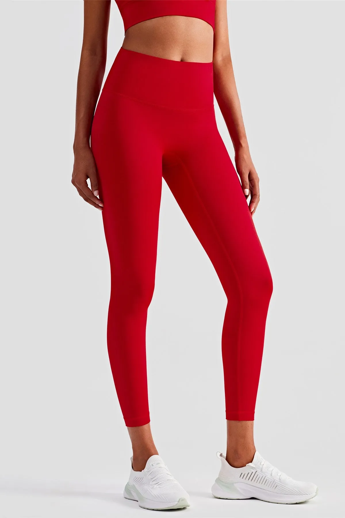 High-Rise No Front Seam Leggings