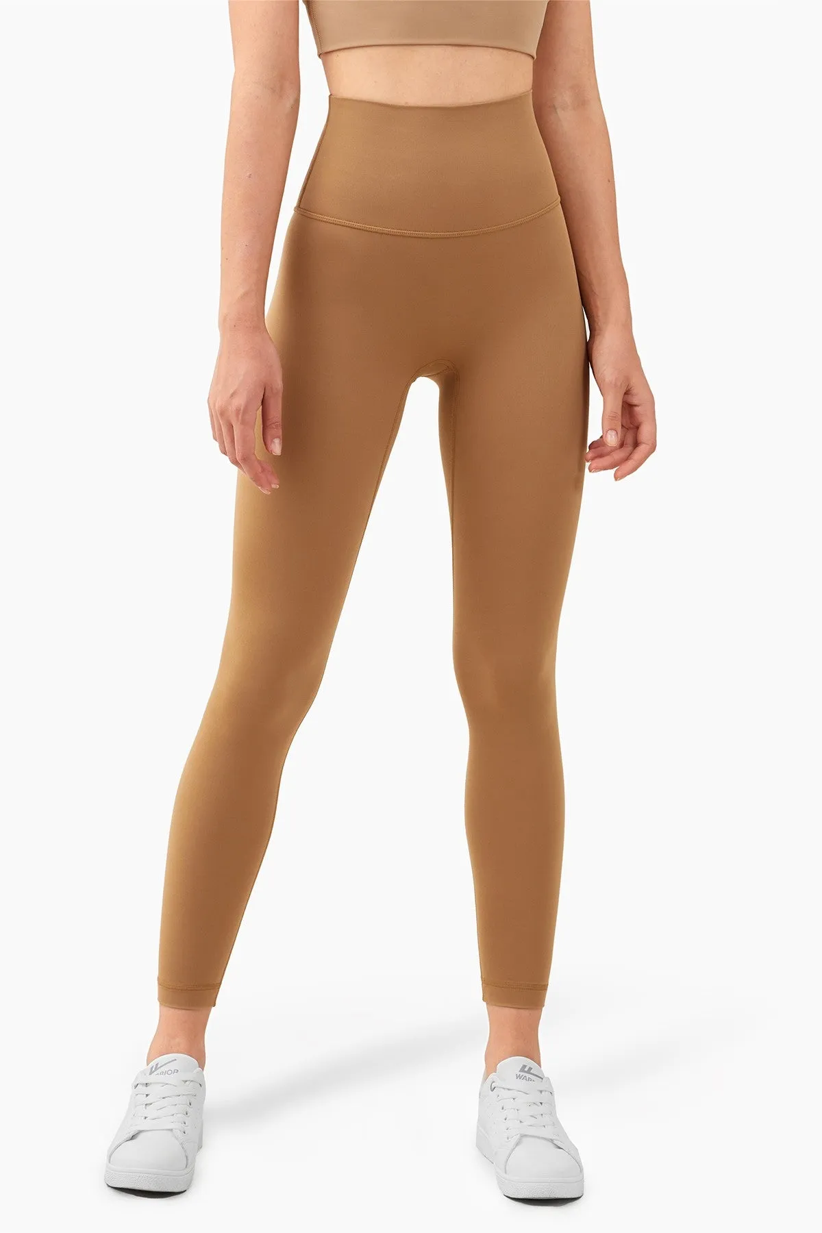 High-Rise No Front Seam Leggings