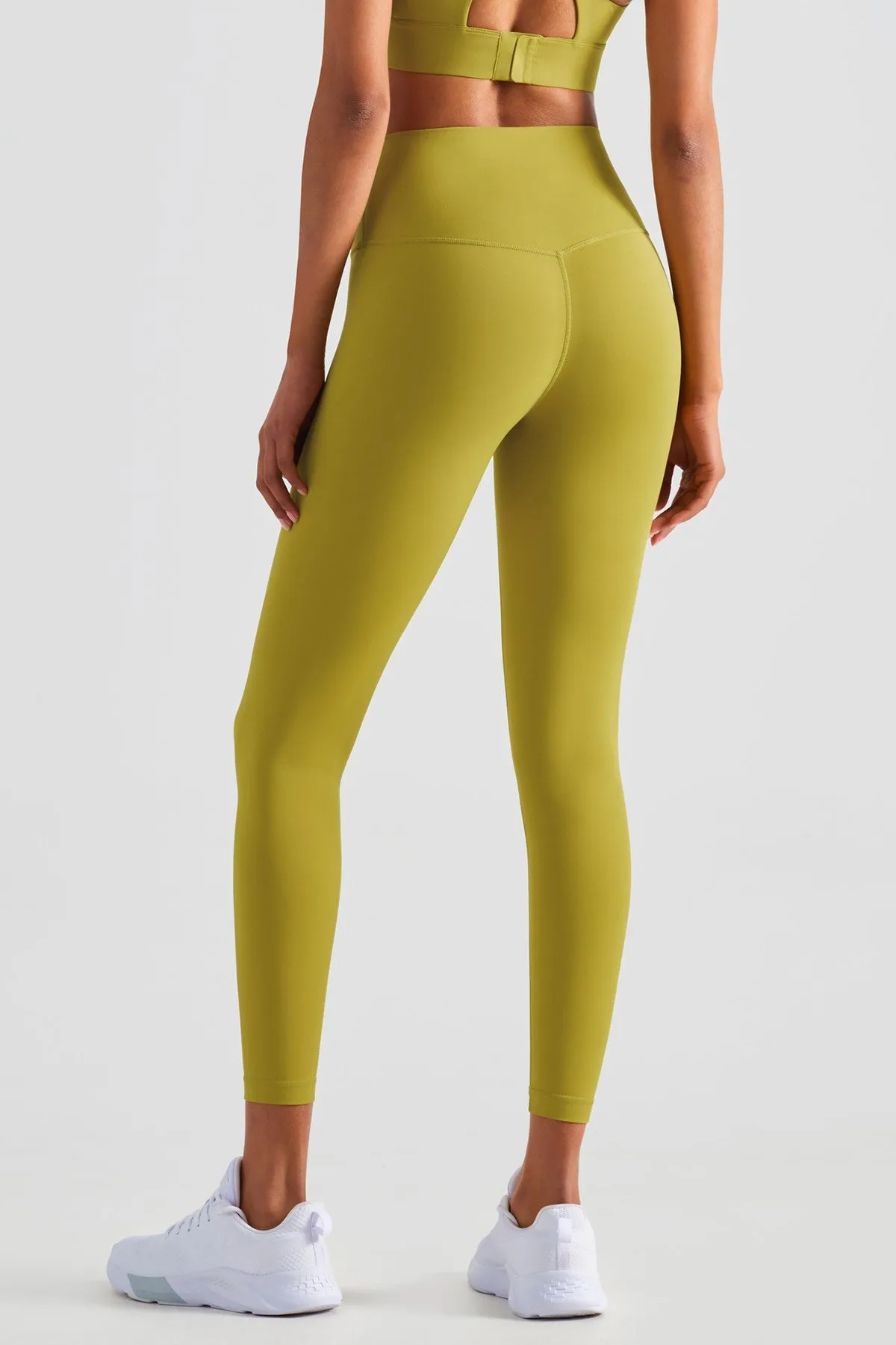 High-Rise No Front Seam Leggings