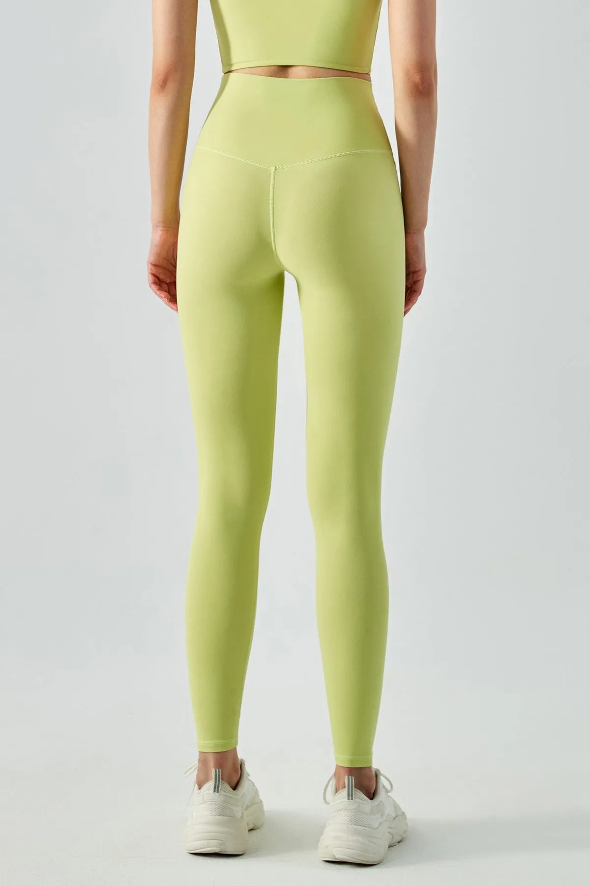 High-Rise No Front Seam Leggings