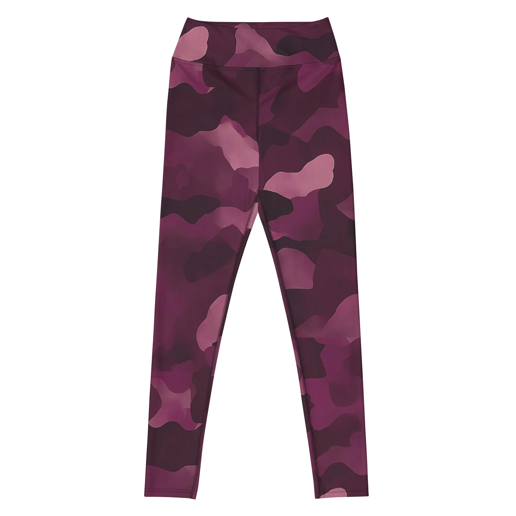 High Rise Yoga Leggings - Berry Sneaky