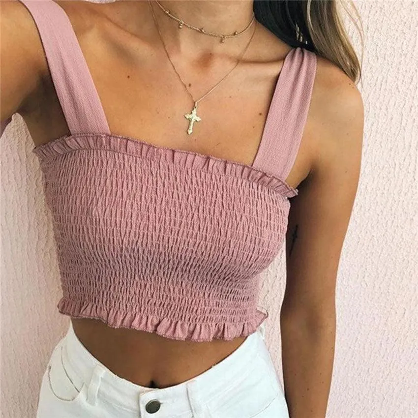 HIPPIE CHICK  CROPPED TOP