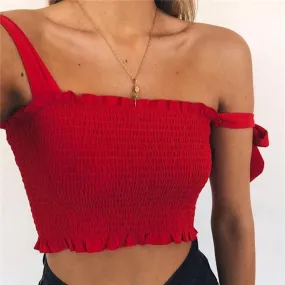 HIPPIE CHICK  CROPPED TOP