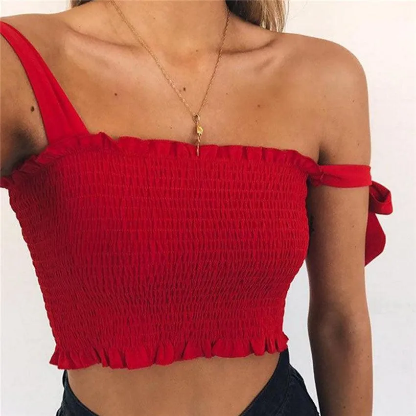 HIPPIE CHICK  CROPPED TOP