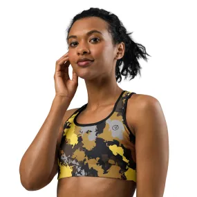 Humble Sportswear™ Trinity Yellow Dri-Fit Sports Bra