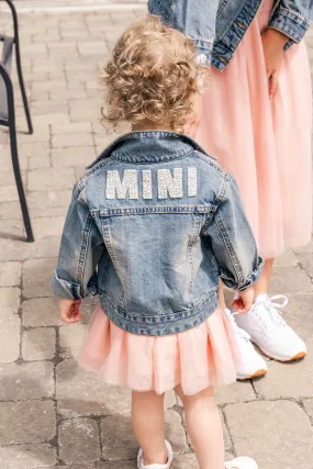 Le La Lo Mini Appliqué Denim Jacket