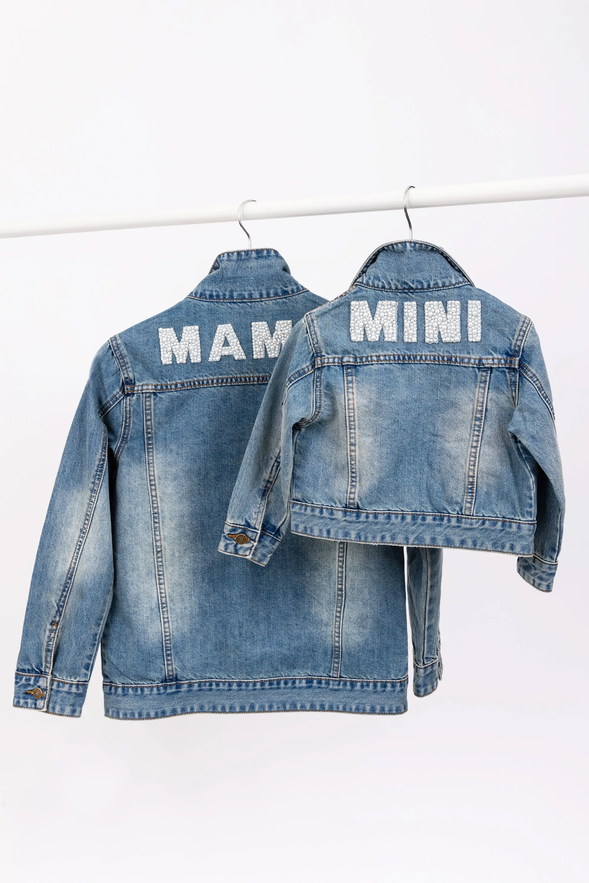 Le La Lo Mini Appliqué Denim Jacket