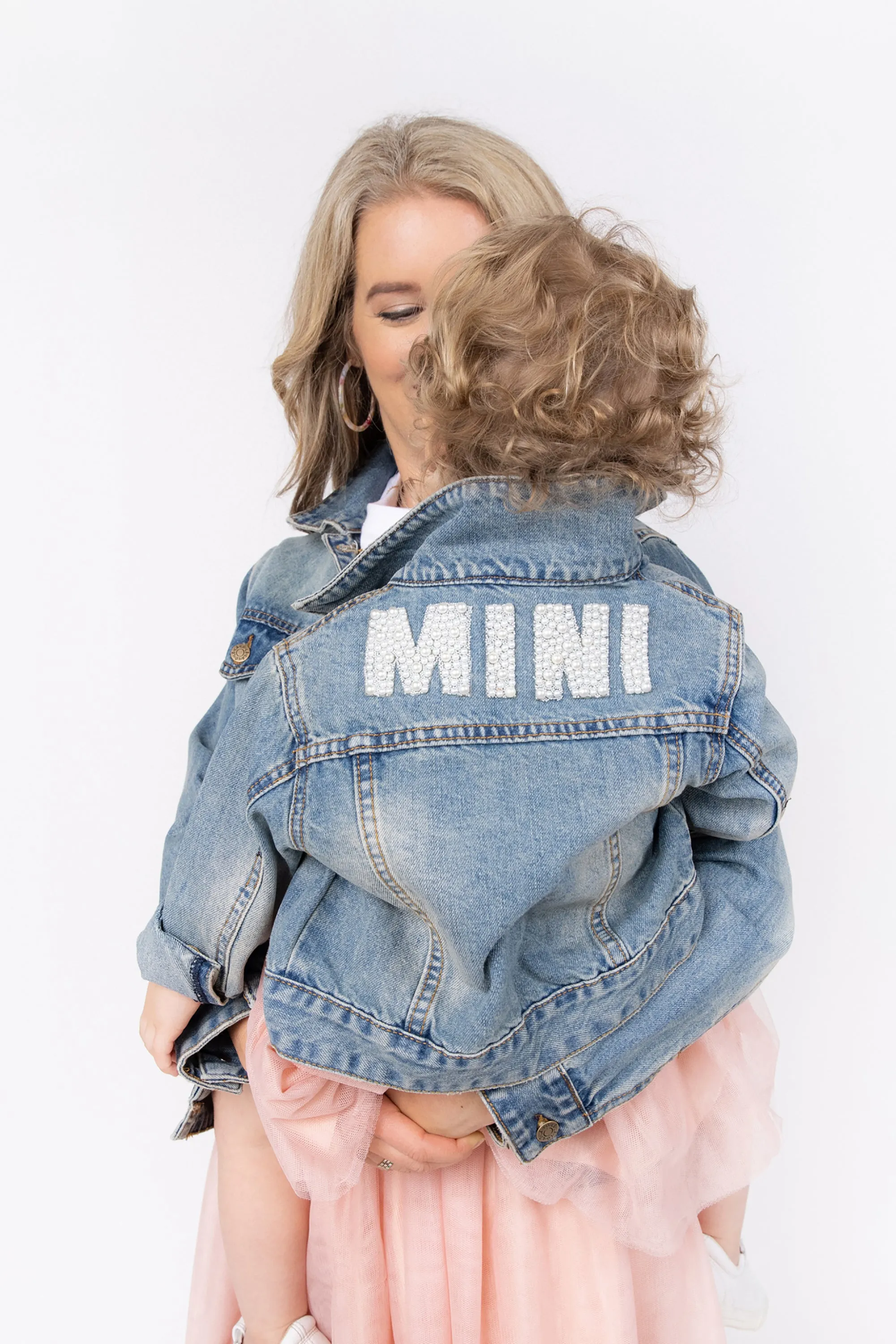 Le La Lo Mini Appliqué Denim Jacket