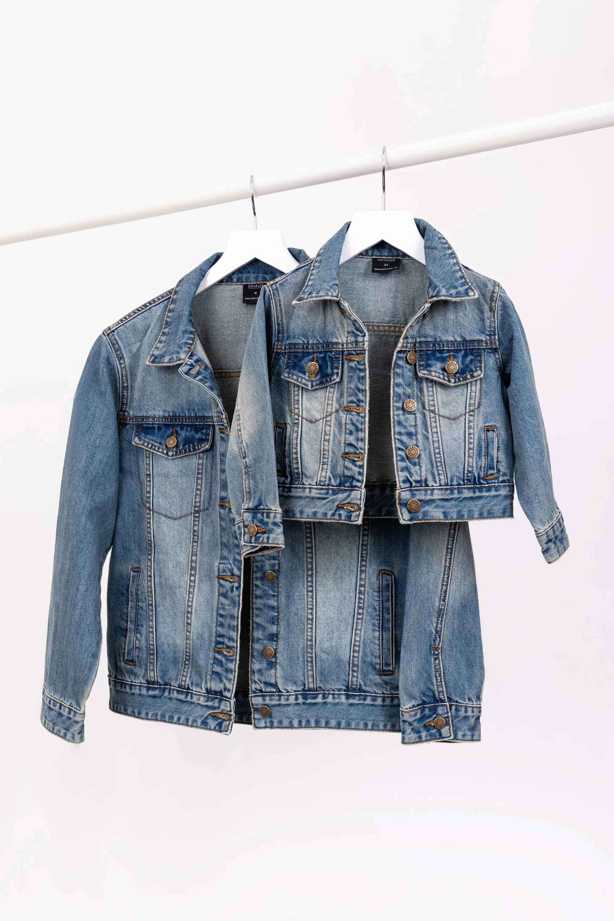 Le La Lo Mini Appliqué Denim Jacket