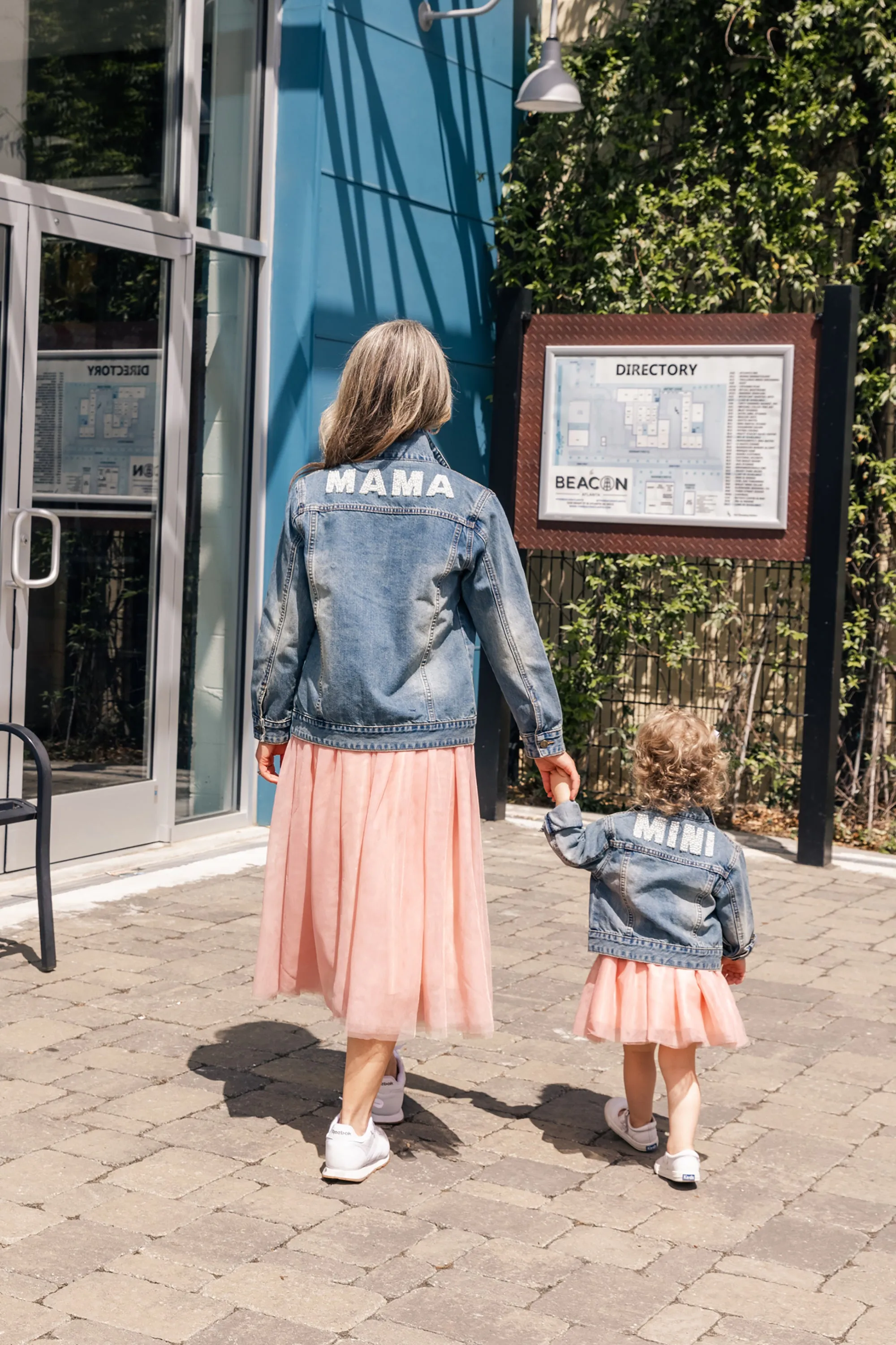 Le La Lo Mini Appliqué Denim Jacket